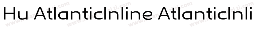 Hu Atlanticlnline Atlanticlnline字体转换